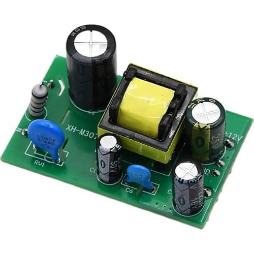 Power Module 12V600MA Power Board AC-DC Motherboard Adapter Power Module 5V100MA