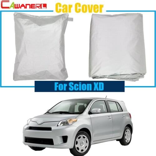 Cawanerl Car Cover Sun Snow Rain Resistant Protection Anti UV Cover Dustproof For Scion XD Free Shipping