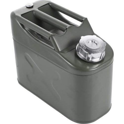 1c 5L Automobile Spare Oil Barrel Anti-Static Portable Vertical Thickened Oil Barrel Petrol Can Tinplate Fuel Tanks Jerry Can