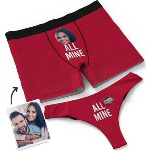 Custom Boxers, Face Boxers, Valentines Day Boxers, girlfriends panties, Gift for Boyfriend, Gift for Husband, Valentines Day