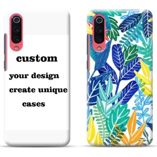 Blue Leaves Custom 3d Phone Case for Xiaomi 6X/6PLUS/8/NOTE 3/PLAY For Xiaomi Series Full Wrap Printing Cases Drop ship support