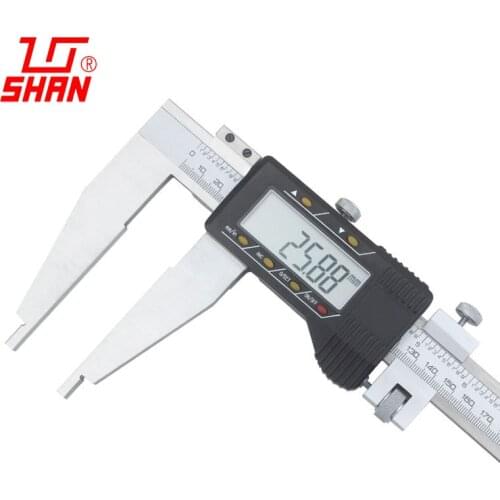 Digital Vernier Calipers Electronic 0-600mm 0.01mm One-way claw Plastic Stainless Steel Large range Caliper gauge Measuring tool