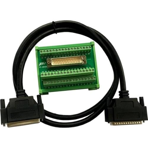 DB50 Male Terminal Block PLC Wiring Servo Terminal Board Manipulator Controller IO Transfer