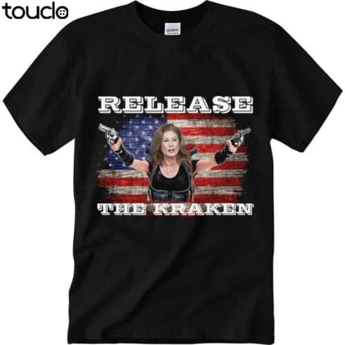 Sidney Powell Release The Kraken Trump Unisex T-Shirt American flag,Funny Gift