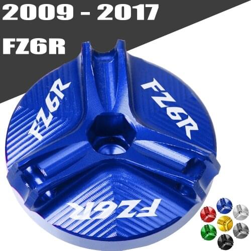 FZ6R Motorcycle CNC Engine Oil Cap Bolt Screw filler cover For Yamaha FZ6R FZ 6R 2009 2010 2011 2012 2013 2014 2015 2016 2017