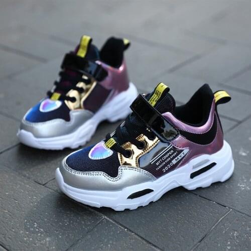 Kids Lightweight Breathable Casual Sport Shoes for Girls Casual Training Shoes Children Students Light Non-slip Running Sneakers