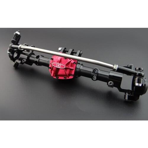 Hot Racing Aluminum simulation Ackerman front axle kit for Axial SCX10II 90046 90047