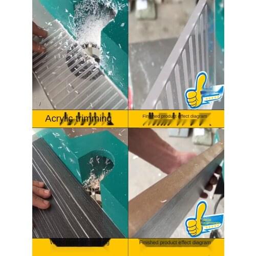 Trimming machine Plexiglass craft making chamfering machine