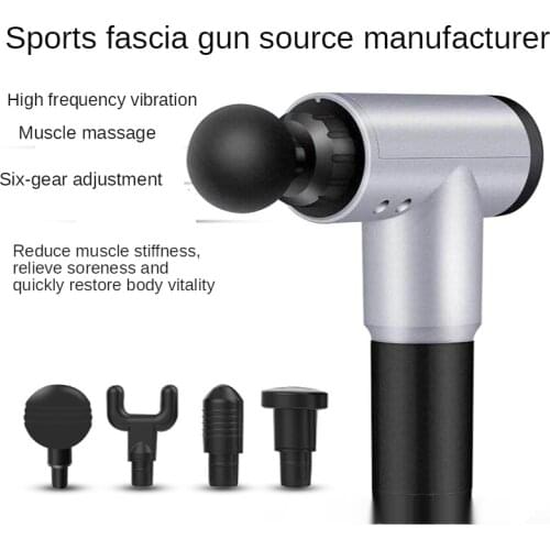 Massage Gun Fascia Instrument Muscle Relaxation Massage Neck Membrane Gun Electric Impact Gun Fitness Equipment Fascia Gun