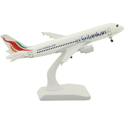 1:300 Scale 20CM Airbus A320 NEO Srilankan Airlines Airplanes Plane Aircraft Alloy Diecast Airliner Model Kids Boys Toys Gifts