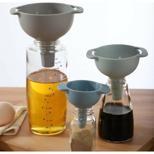 Filter Multi-Function Funnel Set Filter Oil Can Household Oil Hopper Sub-Packaging Plastic Funnel Kitchen Tools