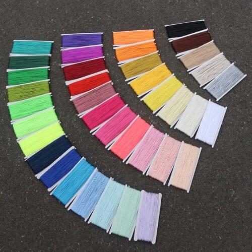 38 Colors 34 yards/lot(31Meter) 3mm Chinese Soutache Cords Snake Belly Nylon Rope Thread Cords DIY Jewelry Making Accessories