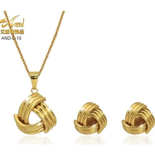 Necklace Set Jewelery Gold Bridal Jewellery African For Women Statement Earrings Fashion Mothers Day Gift Set Boho Dubai Wedding