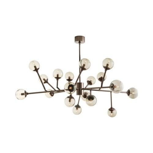 Nordic lamps post-modern creative personality bedroom restaurant magic bean molecular lamp luxury living room chandelier