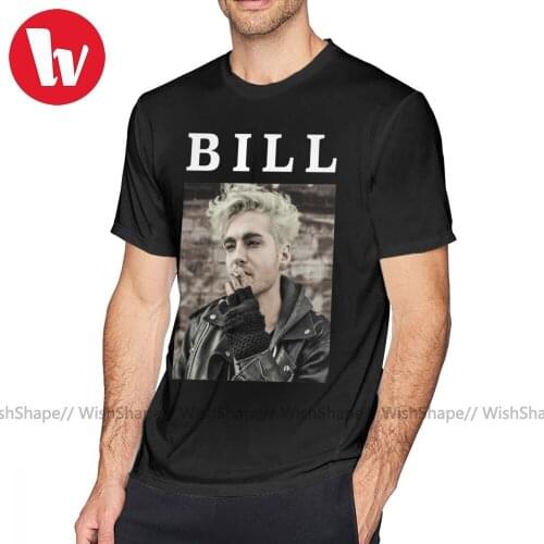 Tokio Hotel T Shirt BILL Inspiration Roukeys T-Shirt Short Sleeve Men Tee Shirt Fashion Print Awesome Cotton XXX Tshirt