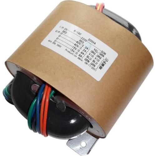 220V 200W R-Core Transformer40V+40V 15V+15V for Audio Amplifier Preamps AMP DAC R Core