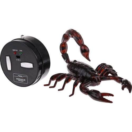 Trick Electronic Pet Simulation Scorpion Robotic Insect Prank Toys Remote
