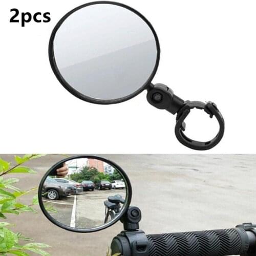 1PC Universal Motorcycle Mirror Adjustable ABS Bicycle Handlebar Rearview Mirror Rotate Wide-angle for MTB Road Bike Accessories