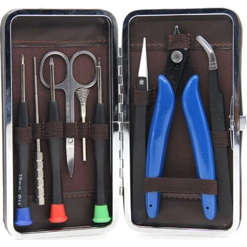 V3 DIY Vape Tool Kit 9 Kinds Different Useful Vape Tool Kit DIY Tool Kit Remover Case Opener Repair Tool Kit Set Opener
