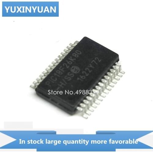 YUXINYUAN 10PCS/LOT PIC18F26K80-H-SS PIC18F26K80HSS PIC18F26K80 H SS 18F26K80 18F26K80-H-SS SSOP28 in stock in stock