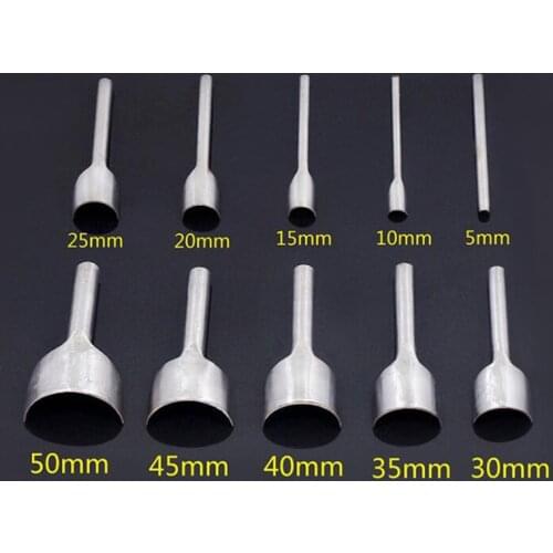 1Pcs 5mm-50mm Leather Craft Tools Half Round Cutter Punch Tool Punch Set Household Leather Craft Accessories