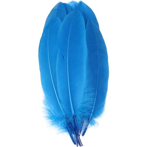 10/50/100 PCS Dyed Colorful Goose Feathers 15-20 CM for Diy Crafts Wedding Party Jewelry Decoration Accessories Plume Wholesale