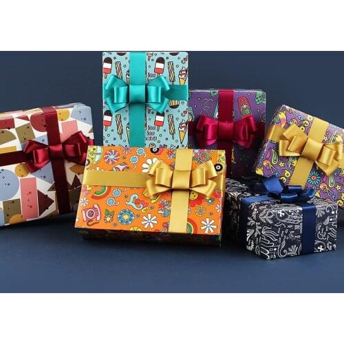 10pcs/lot 50*70cm Cartoon Pattern Birthday Gift Wrapping Paper Dormitory Wallpaper Textbook Wrapping Paper