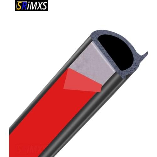 2~8 Meters DZ Rubber Weatherstrip Auto Seal Strip Car Door Frame Bonnet Trunk Cover Car Door Sealing Strips Trim Seals Truck