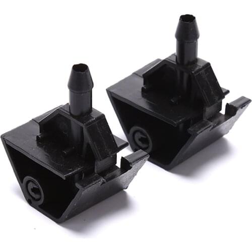 2 pcs Autoruit Voorruit Washer Spray Nozzle Water Jet voor for Nissan Qashqai 2008 2009 2010 2011 2012 2013 2014