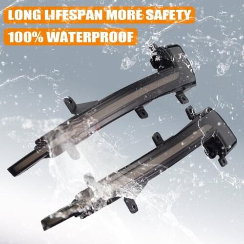 LED Dynamic Car Blinker Side Mirror Marker Turn Signal Light Lamp Accessories For Audi TT TTS TTRS MK2 8J R8 2007-2014