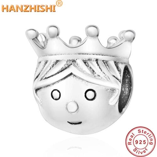 2021 DIY 925 Sterling Silver Fairy Tale Precious Prince Charms Beads For Jewelry Making Fit pandora Charms Bracelet & Bangle
