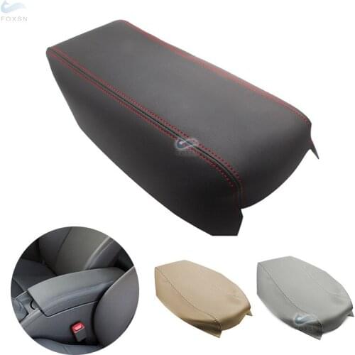 For Toyota Prius 30 2009 2010 2011 2012 2013 2014 2015 Car Accessories Center Console Armrest Box Cover Microfiber Leather Decor