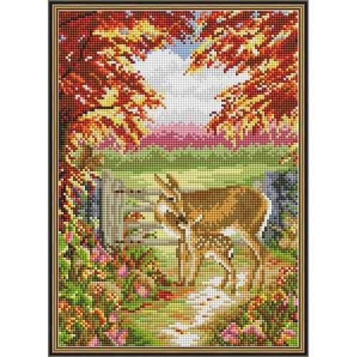 Warm Deer Mother And Child Chinese 5d Diamond Painting Full Square Christmas Decorations For Home Wedding Decoration Halloween