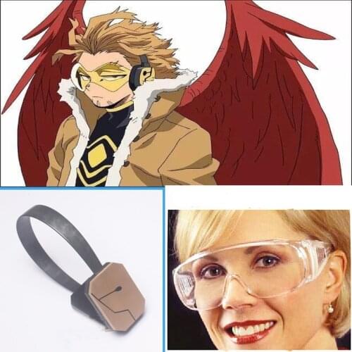 Anime My Hero Academia Hawks Heaphone Earphone Halloween Carnival Cosplay Costume Accessories