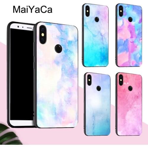 MaiYaCa Water Color Case For POCO X3 F2 Pro Case For Redmi Note 8 Pro 8T 7 9 9S 9A 9C For Mi Note 10 Lite A3