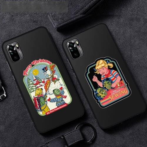 Funny Halloween Satan Vintage Summon Demons Phone Case For Xiaomi Mi Redmi Note 8T 9T 9S 9A 10 7 8 9 Lite pro