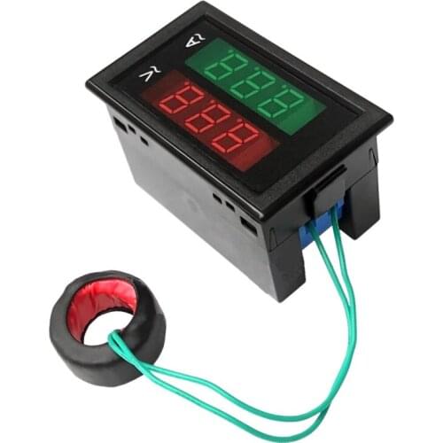 1pcs DL85 80-300V 200-450V 0-99.9 200A AC Digital Voltage Ammeter Current Tester Meter Voltmeter Dual Display Red Blue green LED