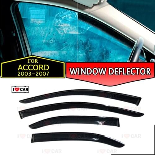 Window deflector for Honda Accord 2003-2007 car window deflector wind guard vent sun rain visor cover car styling decor
