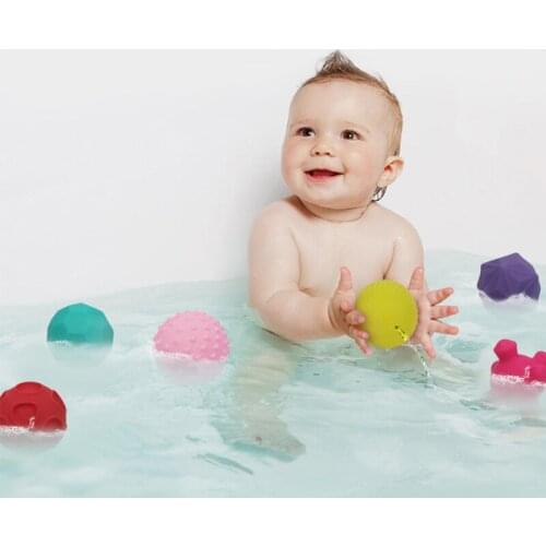Baby Bath Toys for Kids Rubber Ball Toys For Toddlers Spray Water Bath Toys Baby Newborns Teether Toys Bathtub Toys Water Toys