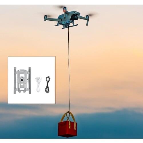 DJI Mavic Air 2/Air 2S Drone Airdrop System w Landing Gear Wedding Proposal Delivery Device Dispenser Thrower Transport Device