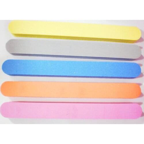 1pcs Nail File Double Sided 100/180 Grit Nail Art Tips Buffer Durable Sponge Nail Art Tips Sanding Block Buffing Files