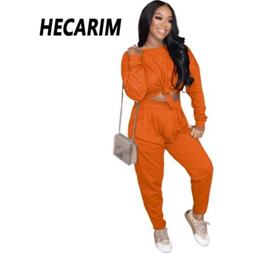 Hecarim 2021 Women Outfits Autumn Winter Womens Tracksuit Oversize Pants Casual Sports Suit 2 Piece Quality Upgrade