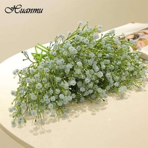 1PC Fake Little Flowers Heads DIY Gypsophila Simulation Artificial Fake Flower Wedding Home Decoration Bride Holding Feast Decor
