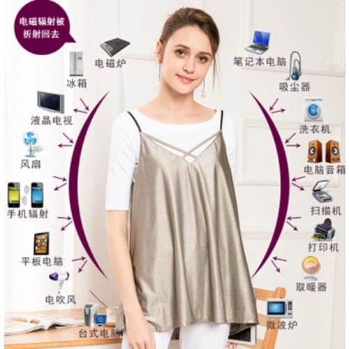 Radiation protection suit maternity wear sling silver fiber radiation protection fashion vest clothes in all seasons