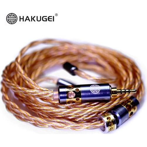 Gold, silver and copper mix Upgrade line 2.5/3.5/4.4 MMCX/0.78/A2DC/IE80