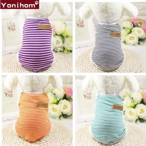 Cute Soft Dog Clothes for Small Dogs Summer Dog Clothing Coat Vest Puppy Clothes Pet Dog Coat Yorkies Chihuahua Hoodies 2018 XS