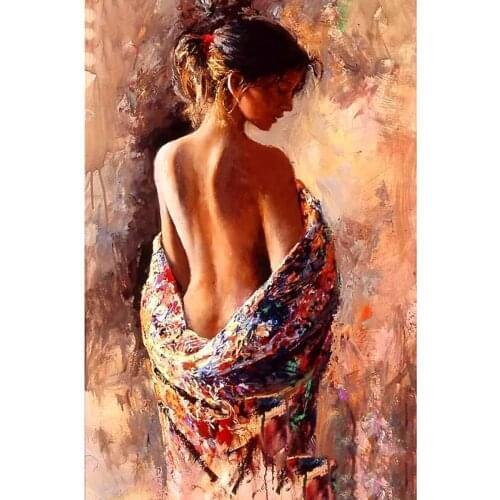 Full Square/Round Drill 5D DIY Diamond Painting "Woman back" Embroidery Cross Stitch 3D Home Decor