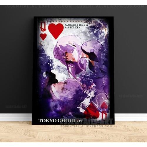 Rize Kamishiro Tokyo Ghoul Anime Poster Canvas Wall Art Painting Decor Pictures Bedroom Study Living Room Home Decoration Prints