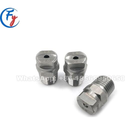 Industrial hu vee jet water flat fan spray nozzle for high impact pressure cleaning car washing, washing hu flat fan nozzle