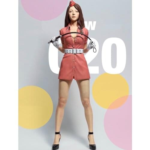 Unassambled 1/12 modern girl stand with hat (NO BASE ) Resin figure miniature model kits Unpainted